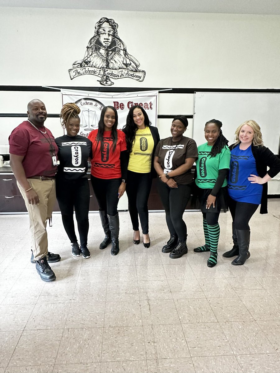 We rocked our crayon shirts for Storybook Character Day! #CochranAcademy #BeGreatByChoice