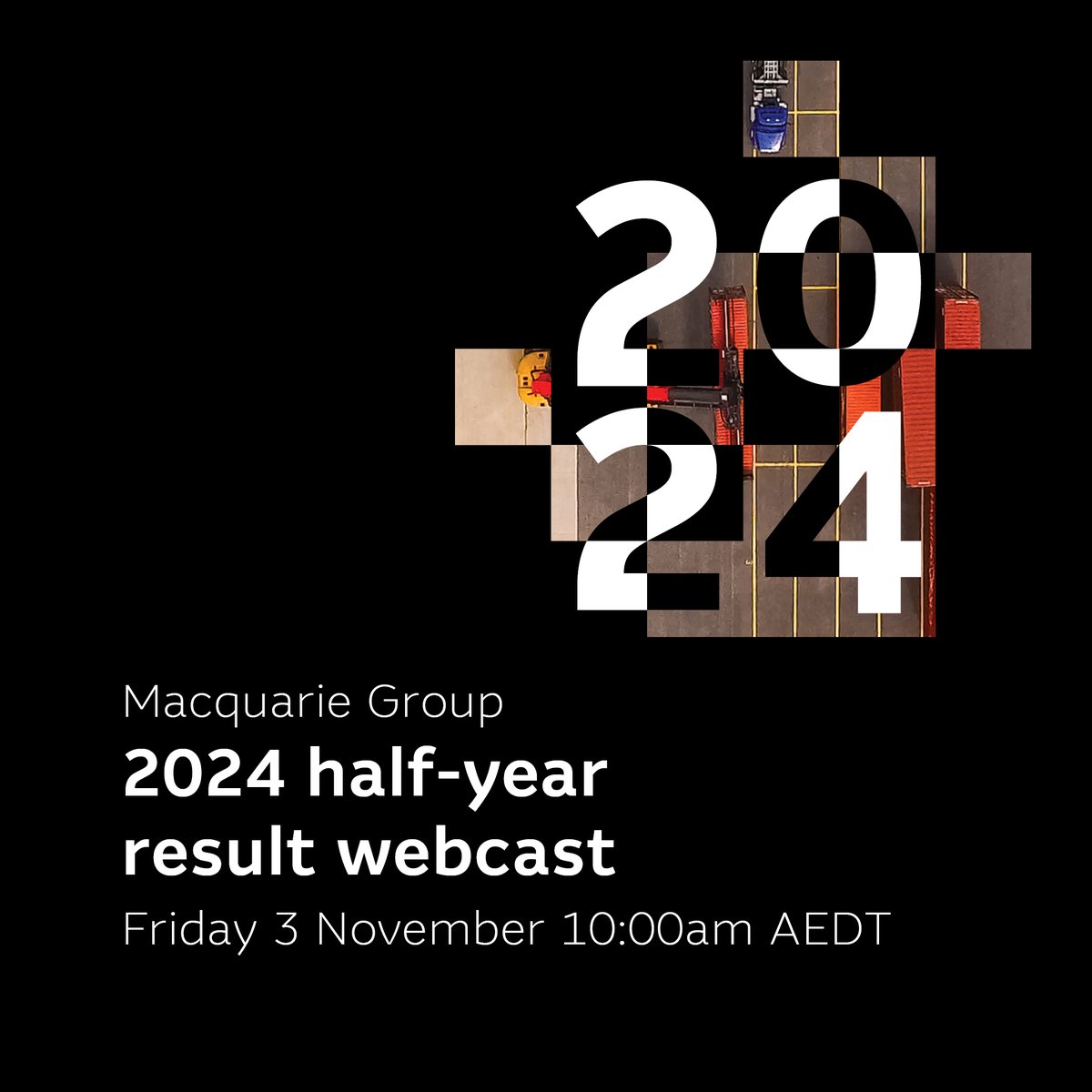 Our 2024 half-year result announcement webcast is about to commence. Join now: macquarie.com/investors