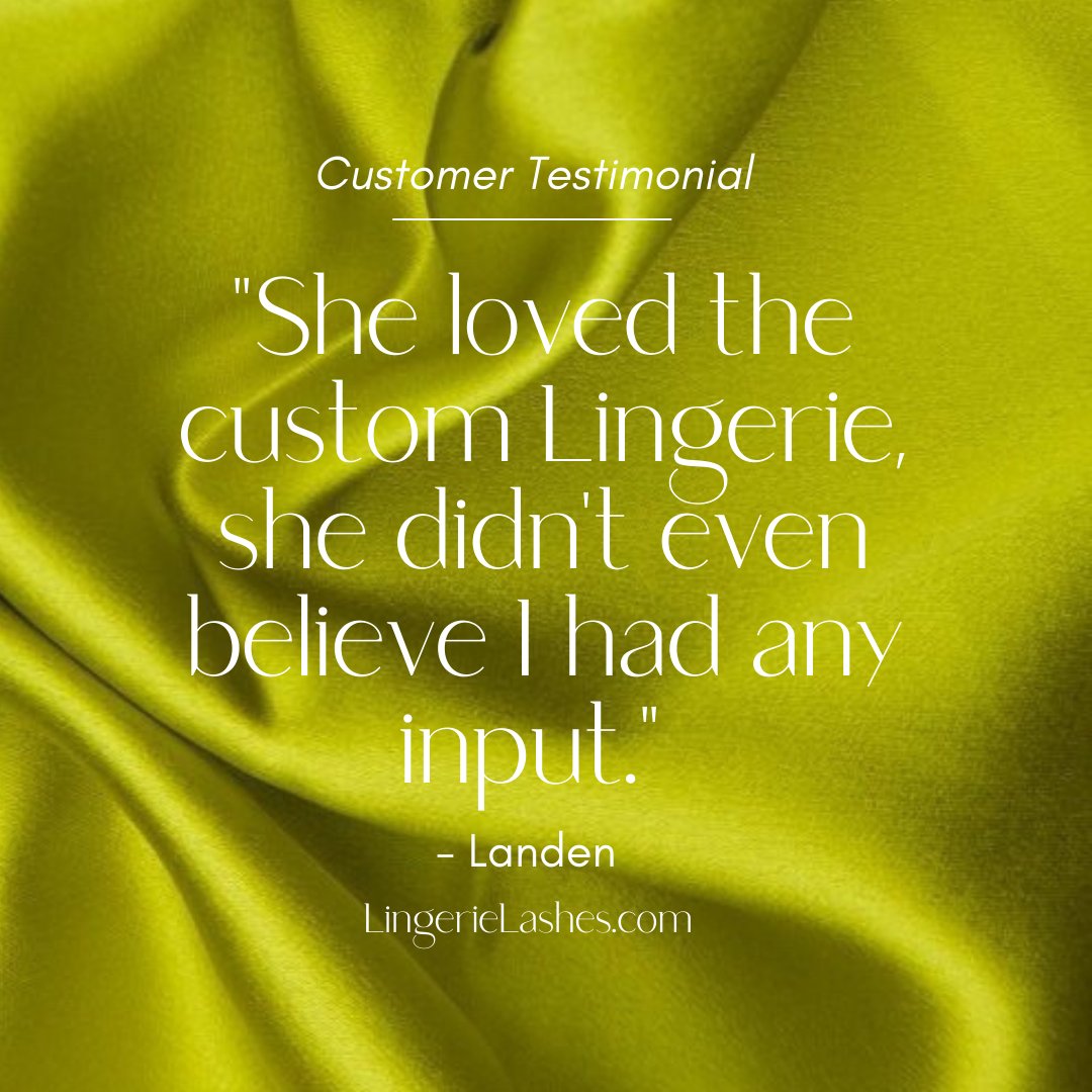 Lingerie_Lashes's tweet photo. You must be interested in bespoke lingerie? Here at our store we specialize in creating custom lingerie pieces that are tailored to your individual needs. We offer a variety of fabrics and designs to choose from, and our expert team of seamstresses are here to help you craft the https://t.co/JrQHej5UIi
