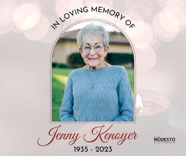 🌹It is with heavy hearts that we remember and honor the beautiful life of Jenny Kenoyer, who left us on November 1, 2023. Jenny was a beloved councilwoman, friend, and cherished community member in Modesto. Jenny served as District 5 Councilwoman from 2013-2022.🌹