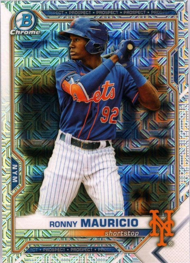 MetCastPod's tweet photo. 🚨🚨GIVEAWAY🚨🚨

It's been a minute Fam! Here Is To My Breakout Player For 2024! RONNY MAURICIO 2021 BOWMAN CHROME MOJO PROSPECTS REFRACTOR ROOKIE CARD🔥

To Enter:
🔵Follow 
🟠Retweet

*Bonus Entry*
- Tag A #Mets Fan #LGM