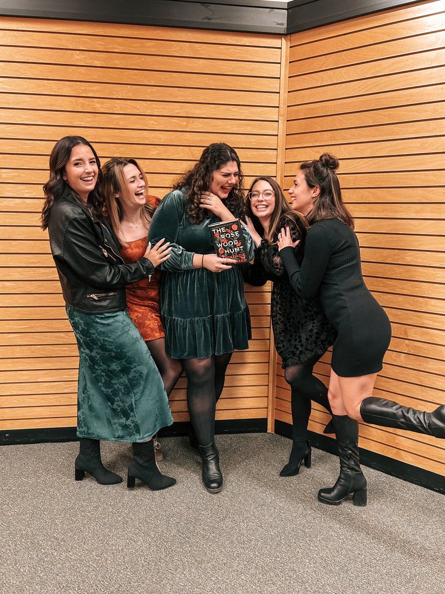 🥀better late than never — it was SUCH a joy being there for <a href="/mackenziemreed/">Mackenzie Reed</a>’s launch event for THE ROSEWOOD HUNT!! so proud of her incredible work on this book and such a joy to celebrate it with great friends 🖤