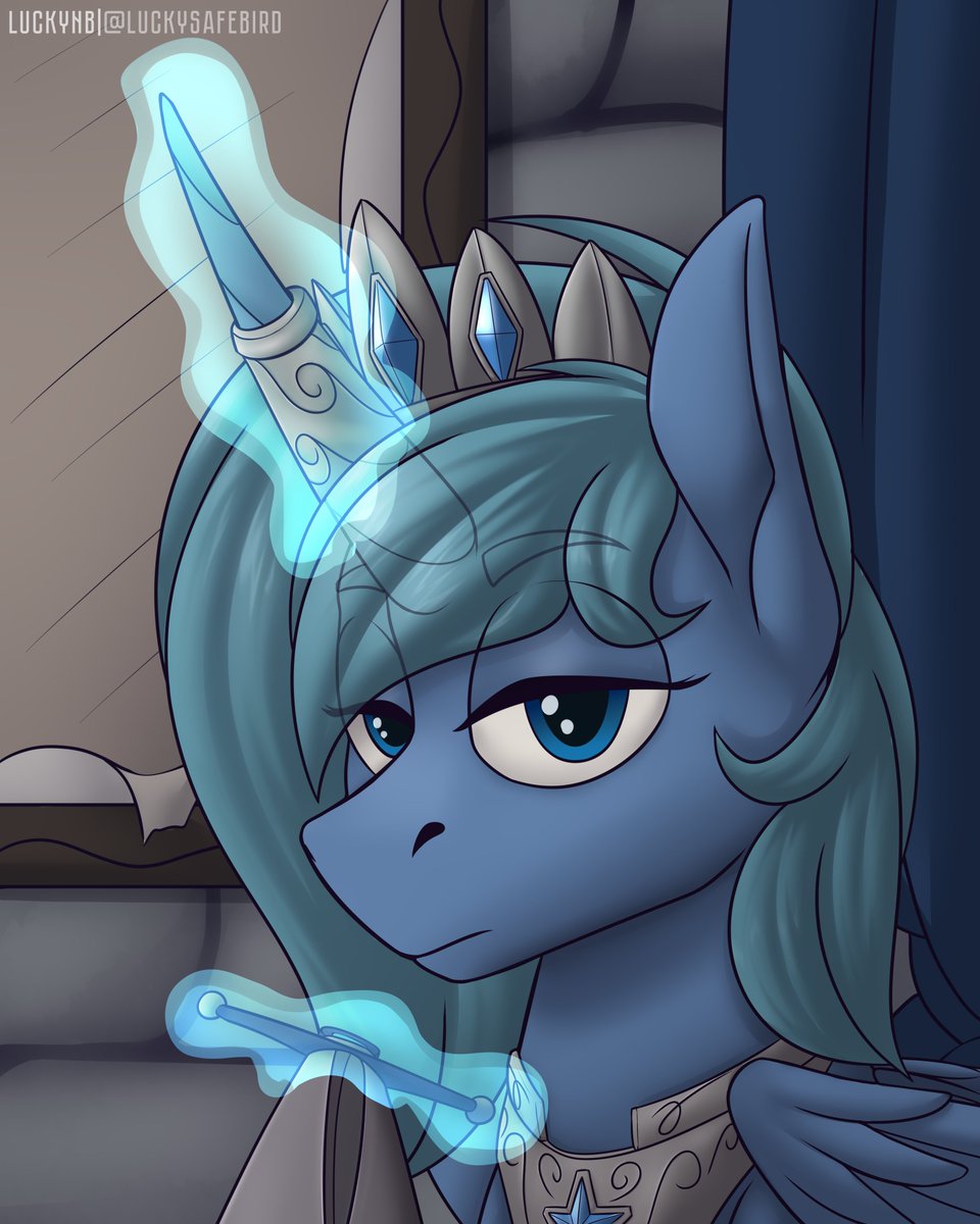 LuckySafeBird's tweet photo. Commission of almost sane alicorn https://t.co/nHy2Bjh0mC