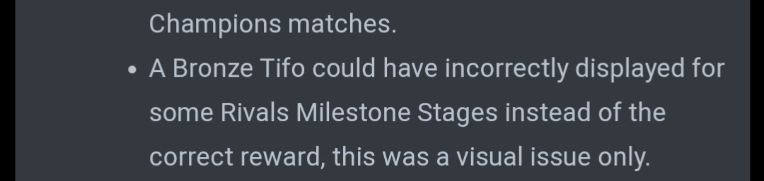 Fut_Arcade's tweet photo. @EASFCDirect Why did we still get a tifo for 90 games if this way only visual? https://t.co/1LsV3s4TWd