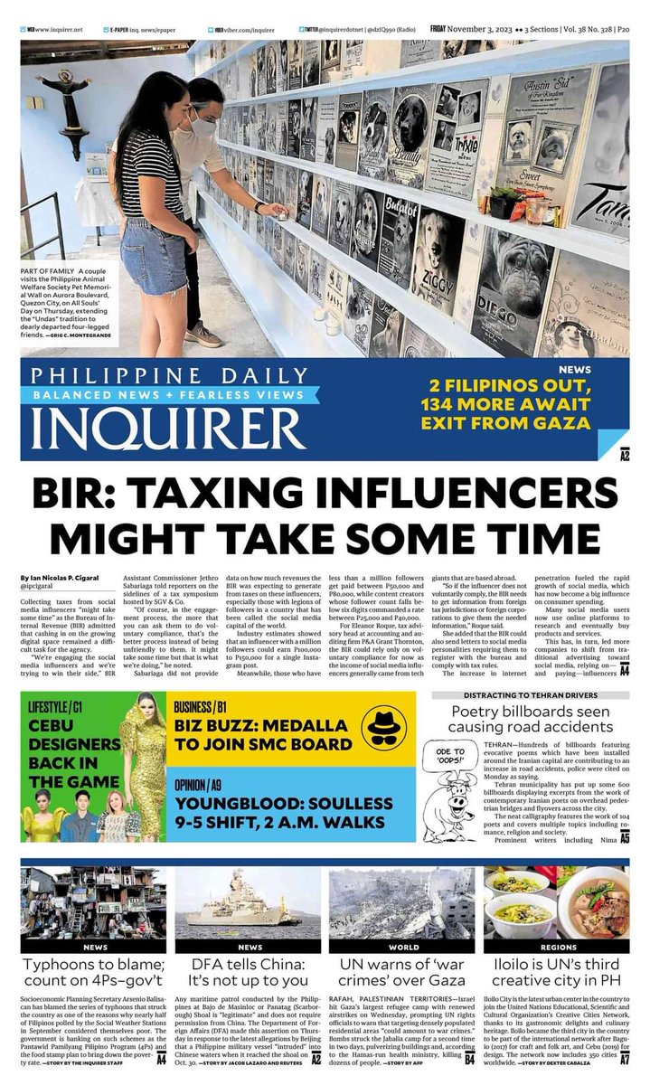 marortoll's tweet photo. Guess who influencers will be the first targets of BIR? 😁😁😁 https://t.co/J8hryT0IaD