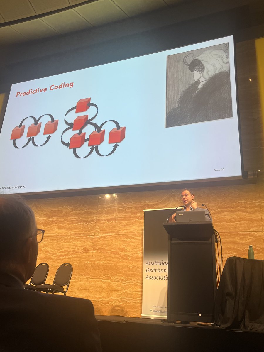Delirium occurs due to inability to make sense of the environment around us. Disrupted functionaloty when connectivity is lost #Declared2023