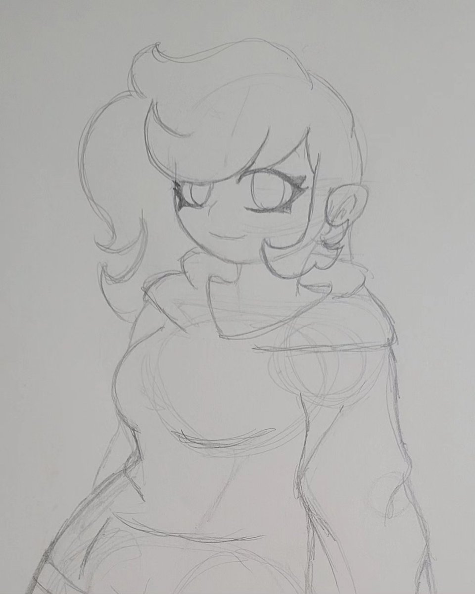 lazy_lagger's tweet image. I tried to draw Lestari a human. Should I do more?