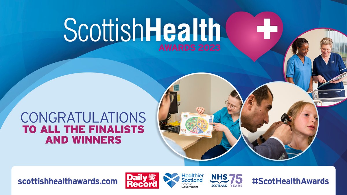 A massive congratulations to all of tonight’s finalists and winners at the #ScotHealthAwards. Please tag us in all of your wonderful photos and use the hashtag.