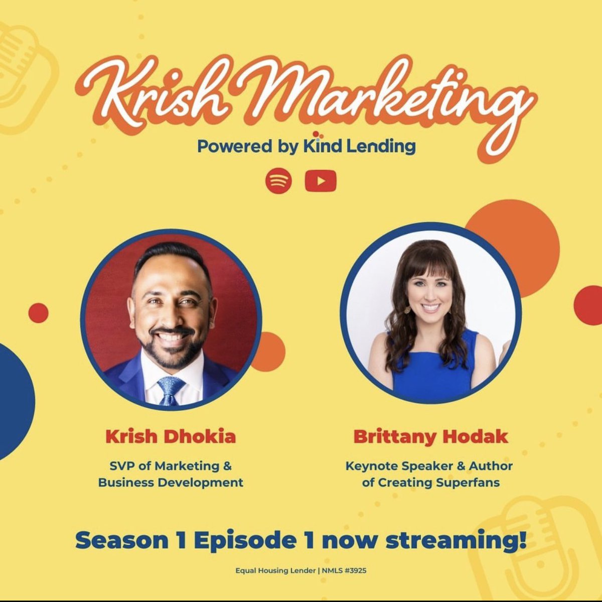 Listen to the Krish Marketing Podcast,  as I sit down with @BrittanyHodak , a renowned keynote speaker and the author of the bestselling book 'Creating Superfans.'
youtu.be/7xsUsmst6RE?si…

#krishmarketing #creatingsuperfans #brittanyhodak #kindmovement #kindlending @KindLending