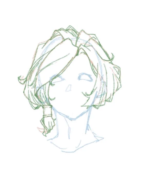 初期髪(妄想強め)