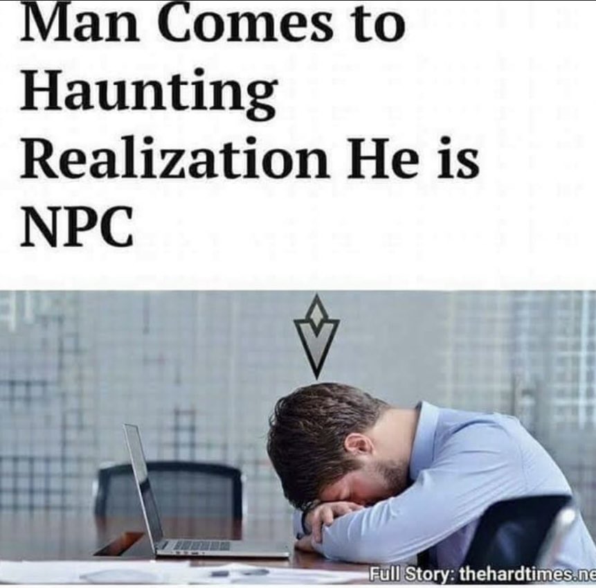 StephenMichael4's tweet photo. 6 years ago I came to the haunting realisation that I was an NPC.

This was right after getting my engineering degree.

I only studied it to impress my parents.

My ego shattered and I had a crisis. I didn’t know who I was. 

Then I discovered my ‘higher self’.

Here’s my story. https://t.co/SKiHnvUI4Y