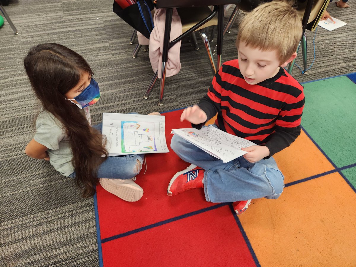 Today we shared our "How to" books with partners. #jonesjags