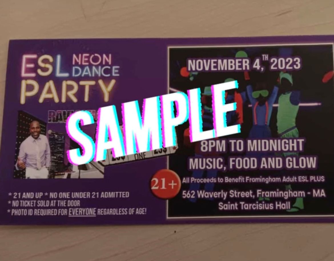 The student council is holding its annual dance this Saturday! You can text for tickets: 508 848-9777.