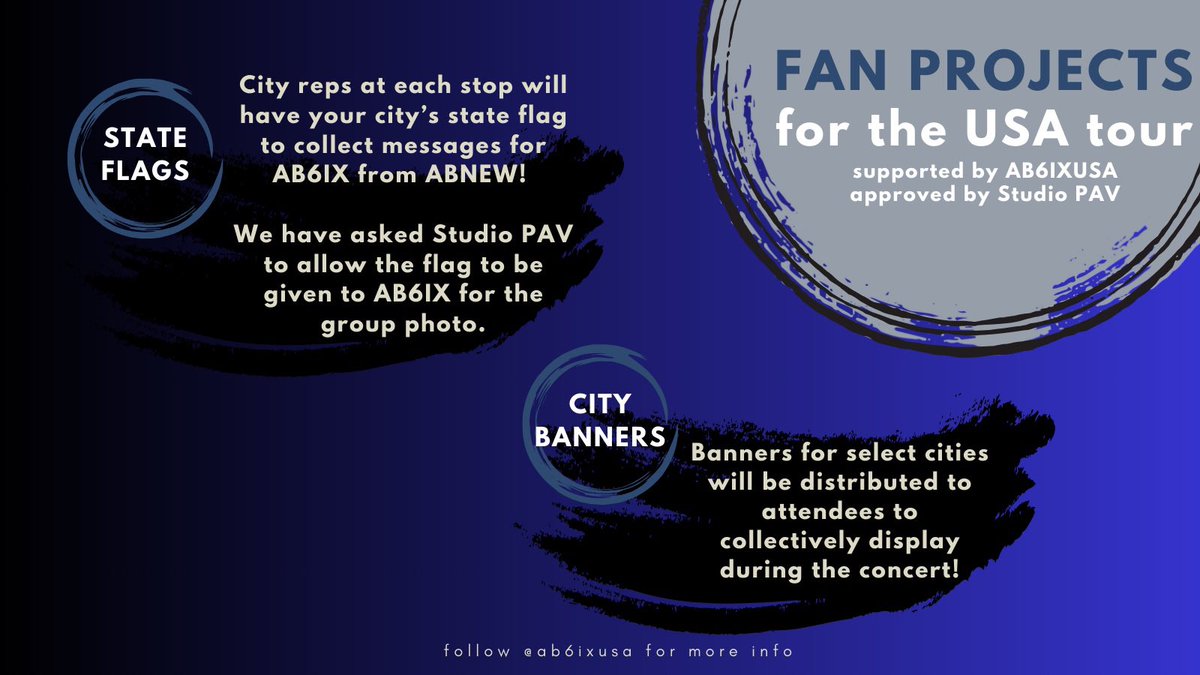 AB6IXUSA's tweet photo. 🎫 For #ABNEW attending the show tomorrow in Chicago, here’s the schedule as a reminder!

We will be out there collecting messages for our State Flag fan project! So make sure to keep an eye out for city reps @BeaBopz @ab6ixusa! 

#AB6IX #THE_FUTURE #THE_FUTURE_CHI https://t.co/vRHefiYgR1