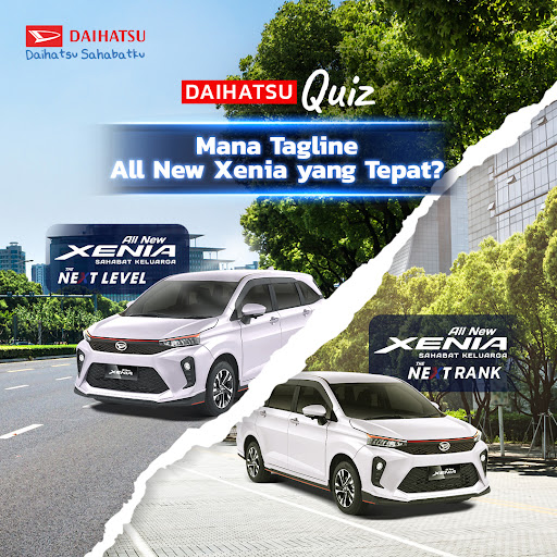 DaihatsuInd's tweet photo. Tiap minggu Daimin bagi-bagi saldo Astrapay 200 ribu untuk 4 orang

Jawab pertanyaannya dan ikuti syaratnya di bawah ini:

- Follow @DaihatsuInd
- RT &amp; LIKE tweet ini
- Reply jawaban sebanyak-banyaknya dengan hashtag #DaihatsuQuiz

Akun jangan digembok ya 🔓

#DaihatsuSahabatku https://t.co/MQSLxDZ3dt