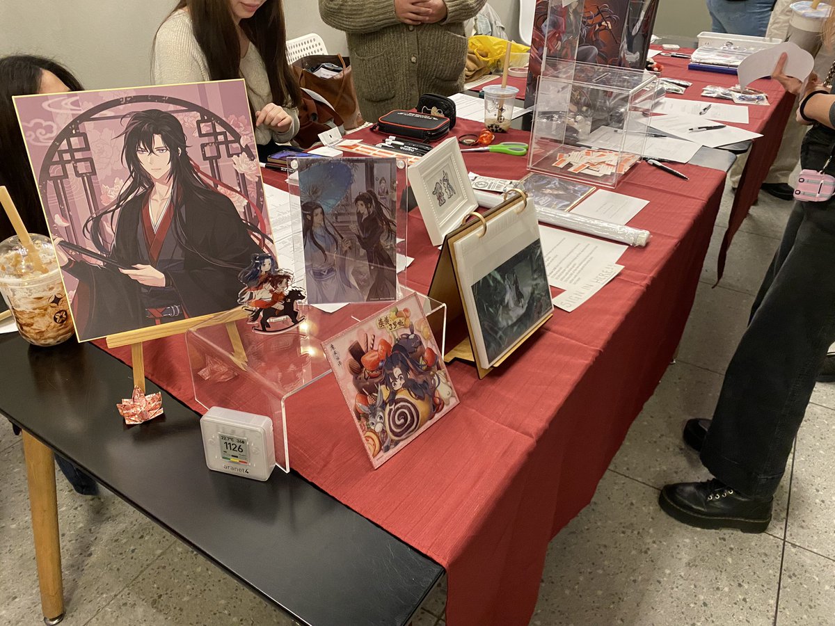 miscellanem's tweet photo. Thanks everyone for coming to the WWX cup sleeve today! 

Special thanks to @tsubasa_gaki @ayvrydaclown for being awesome planning partners to bring this to life! And @hannanodaa’s huge support on freebies for everyone! And The Alley for hosting us again! https://t.co/MpyyBgy0Rg