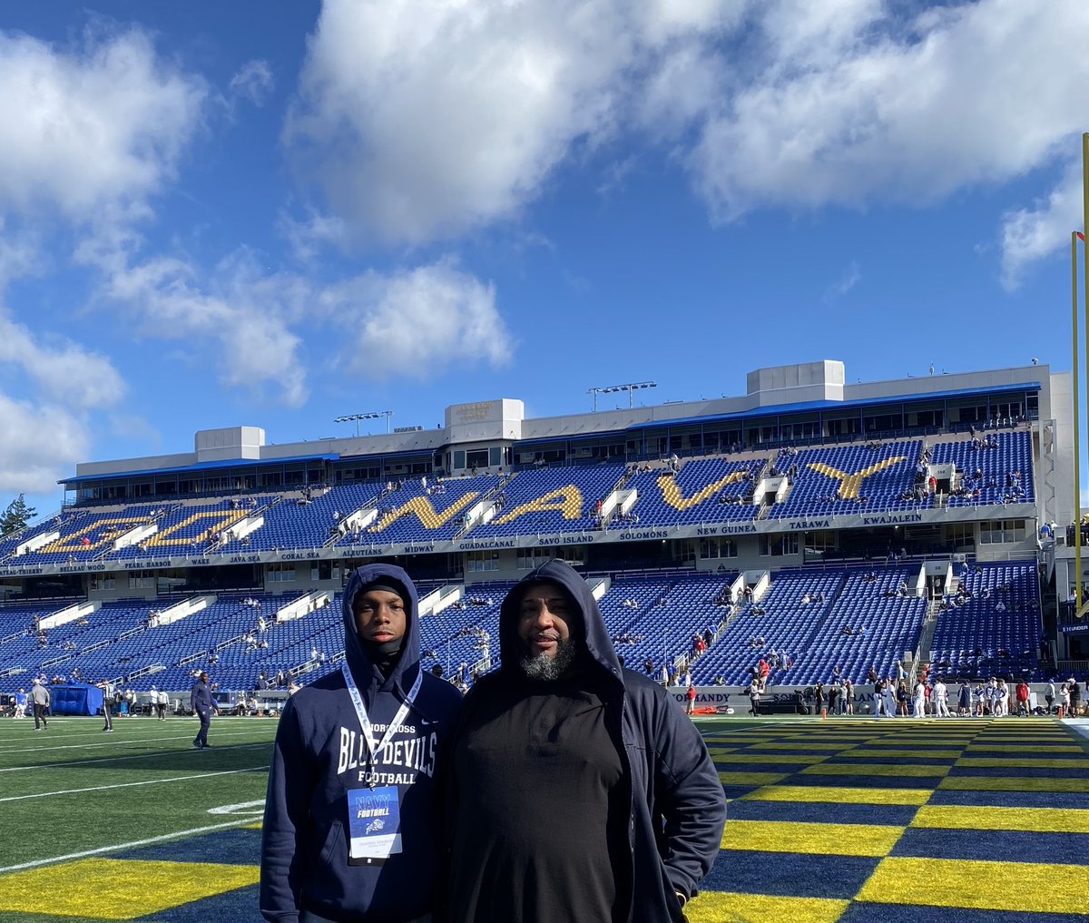 Appreciate time spent in Annapolis at Navy today