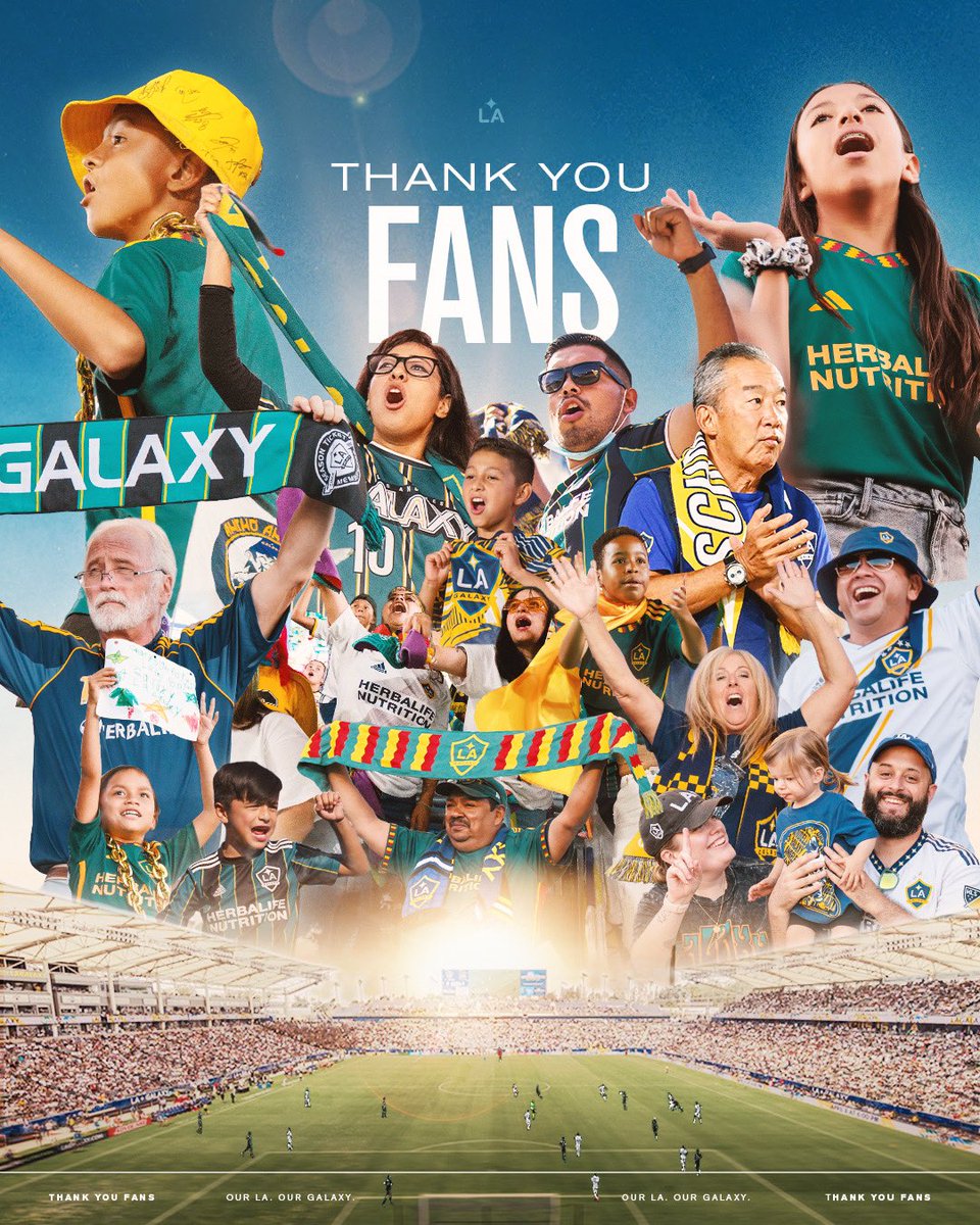 LAGalaxy's tweet image. With us through it all.

Thank you for your unwavering support in 2023 💙🤍💛