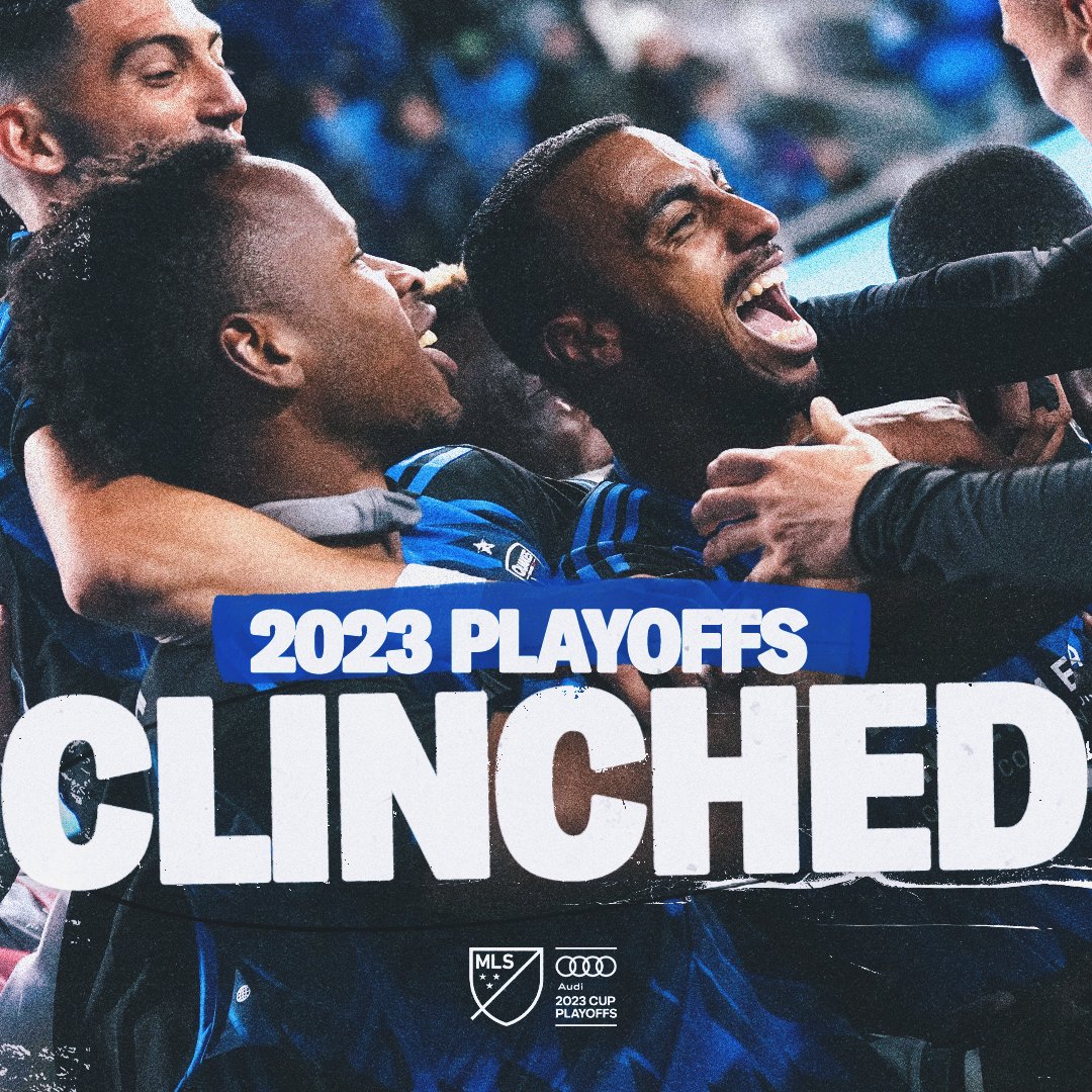 TICKET PUNCHED.

YOUR SAN JOSE EARTHQUAKES ARE HEADED TO THE <a href="/Audi/">Audi USA</a> MLS CUP PLAYOFFS.
