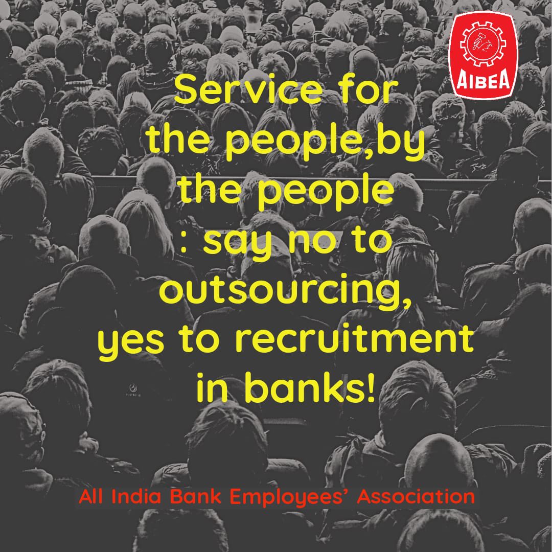 Manesh V S (@vsmhere) on Twitter photo A permanent job is a dream. That secures a life. Outsourcing is not the solution for the deep wound made by the high unemployment rate. India need #BankRecruitment
<a href="/DFS_India/">DFS</a> <a href="/nsitharaman/">Nirmala Sitharaman</a> <a href="/ChairmanIba/">Chairman IBA</a> <a href="/RahulGandhi/">Rahul Gandhi</a> A permanent job is a dream. That secures a life. Outsourcing is not the solution for the deep wound made by the high unemployment rate. India need #BankRecruitment
<a href="/DFS_India/">DFS</a> <a href="/nsitharaman/">Nirmala Sitharaman</a> <a href="/ChairmanIba/">Chairman IBA</a> <a href="/RahulGandhi/">Rahul Gandhi</a>