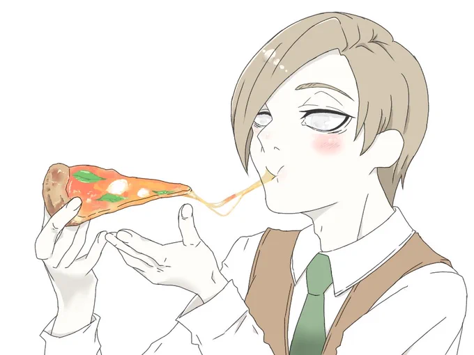 エミさんが美味しいピザ食べてるといいなー! 