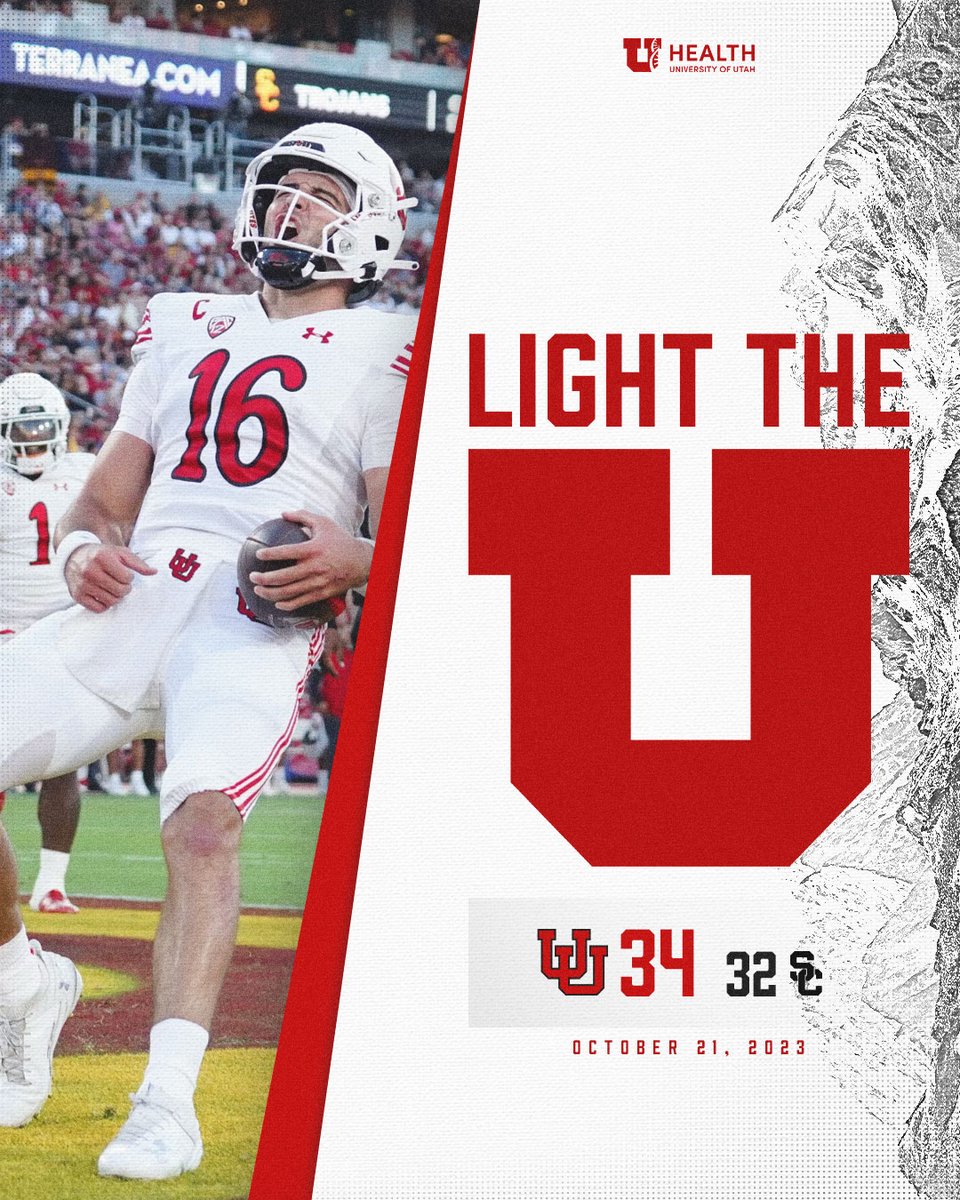 LIGHT THE U, BABY!!! #GoUtes