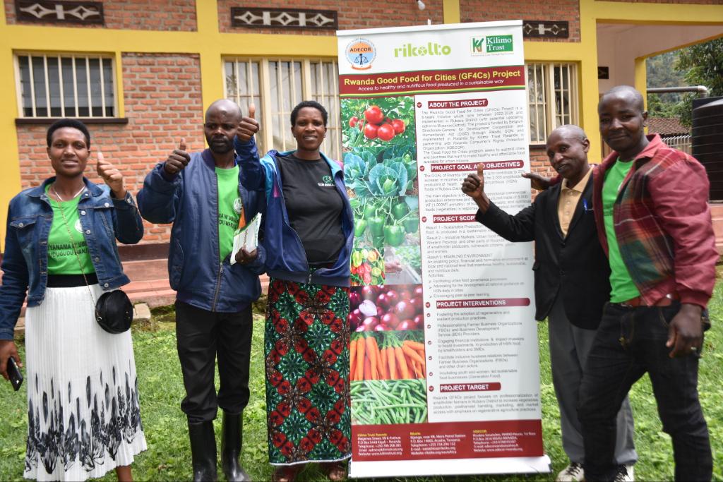 AdecorRwanda's tweet photo. Farmers facilitators trained on Regenerative Farming & Adequate Nutrition in @RubavuDistrict: It is a workshop organized by @AdecorRwanda through
the #GF4Cs project that helps them to understand the importance of growing vegetables ,fighting malnutrition & eating a healthy diet https://t.co/xkVvkzV2LT