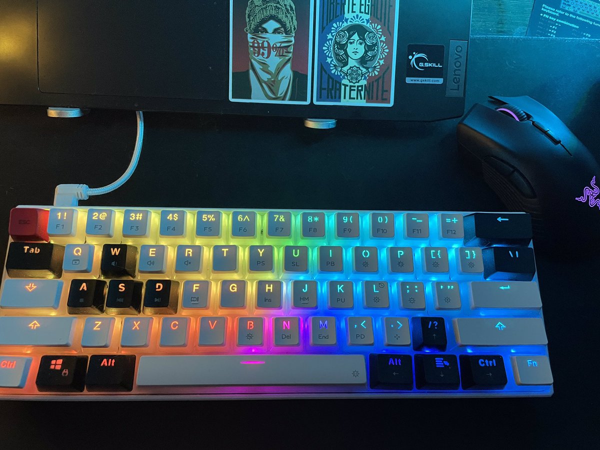atlsk847's tweet photo. My other recent modded TH61s #keyboardmod https://t.co/ig2j2NjyUT