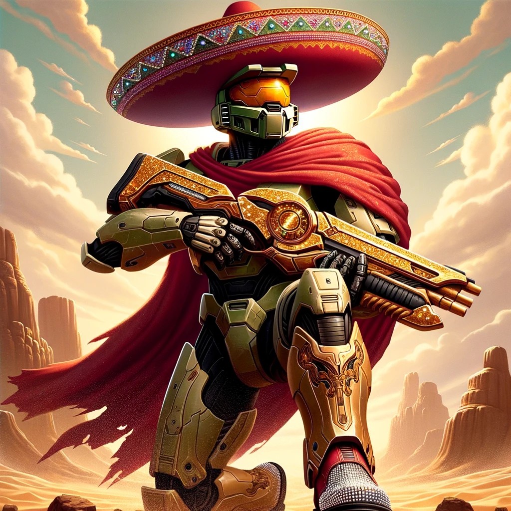 L_MontesG's tweet photo. A Mexican Master Chief, what do y'all think? https://t.co/5J54JKiWRs