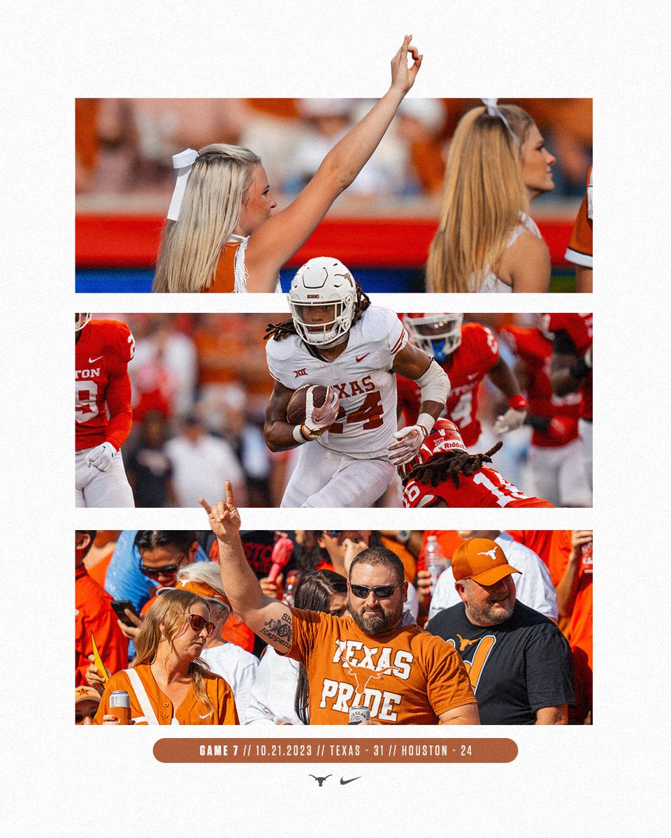 TexasLonghorns's tweet photo. horns win 🤘

#HookEm https://t.co/V6rXVFM5sI