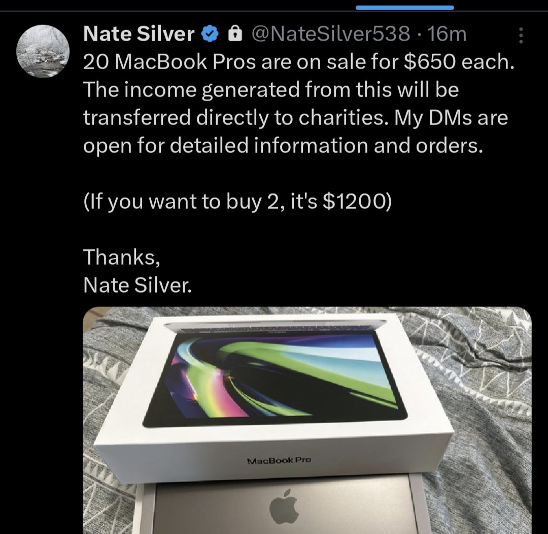 Pretty sad for whoever hacked Nate's twitter account to not do something more creative with it