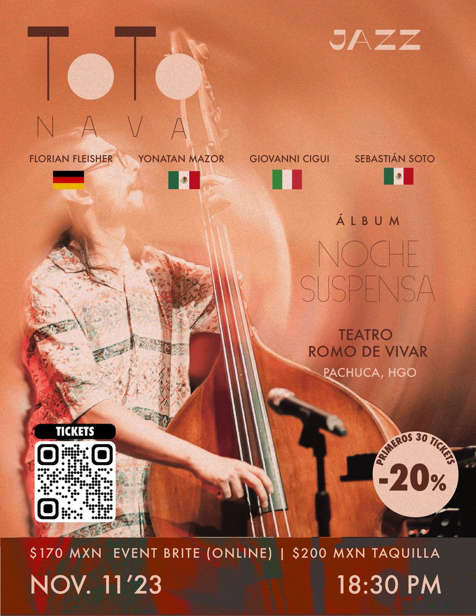 Tan_NP's tweet photo. @Toto_NPonce estará presentando su disco “Noche Suspensa” y tienen que ir porque esta buenísimo. 🤌🏼🤌🏼 Adquiere tus boletos dando click al siguiente enlace: https://t.co/Mx41k0Nwxw https://t.co/48oD3rQloP