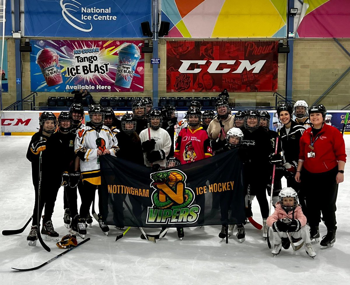 Nottingham Vipers (@nottmvipers) on Twitter photo It's been a great day supporting the <a href="/IIHFHockey/">IIHF</a> #WGIHW23 today at the <a href="/Nat_Ice_Centre/">National Ice Centre</a>.
Over 25 girls took to the ice, learning new skills before watching a tense match against <a href="/SharksLadies/">Solway Sharks Ladies</a>
Take a look here - youtu.be/yQNDb_8gRRc
#NewEra | #WomensHockey | #VipersHockey It's been a great day supporting the <a href="/IIHFHockey/">IIHF</a> #WGIHW23 today at the <a href="/Nat_Ice_Centre/">National Ice Centre</a>.
Over 25 girls took to the ice, learning new skills before watching a tense match against <a href="/SharksLadies/">Solway Sharks Ladies</a>
Take a look here - youtu.be/yQNDb_8gRRc
#NewEra | #WomensHockey | #VipersHockey