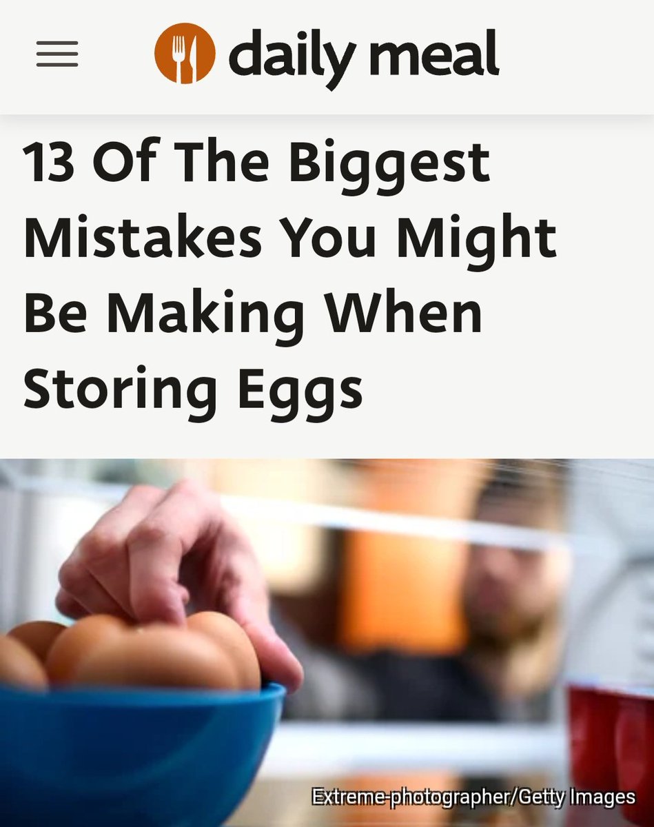 Don't make these mistakes. Thanks for the mention @thedailymeal 🥚 thedailymeal.com/1424427/bigges…