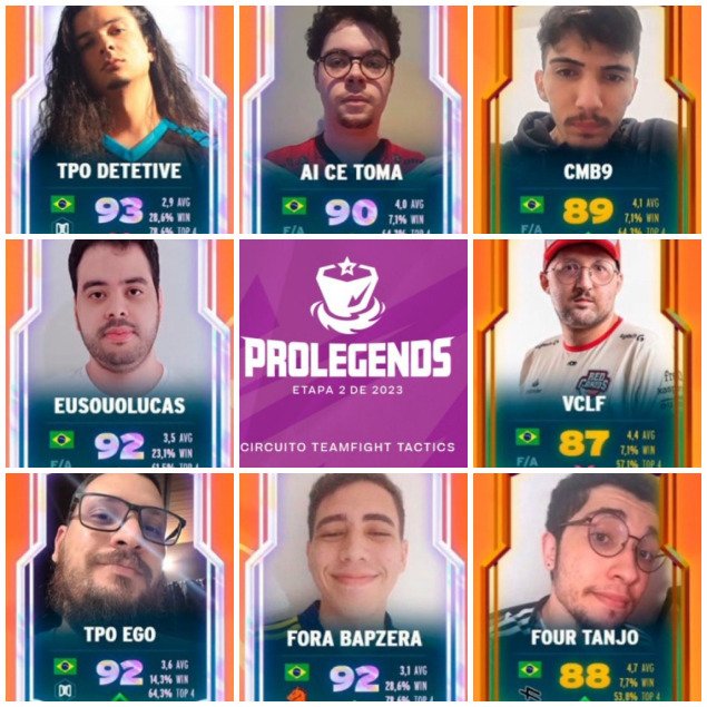 SlooperX's tweet image. Escolha 1 de cada linha pra ir pro Mundial

#TFTnaToddyTV #ProLegends