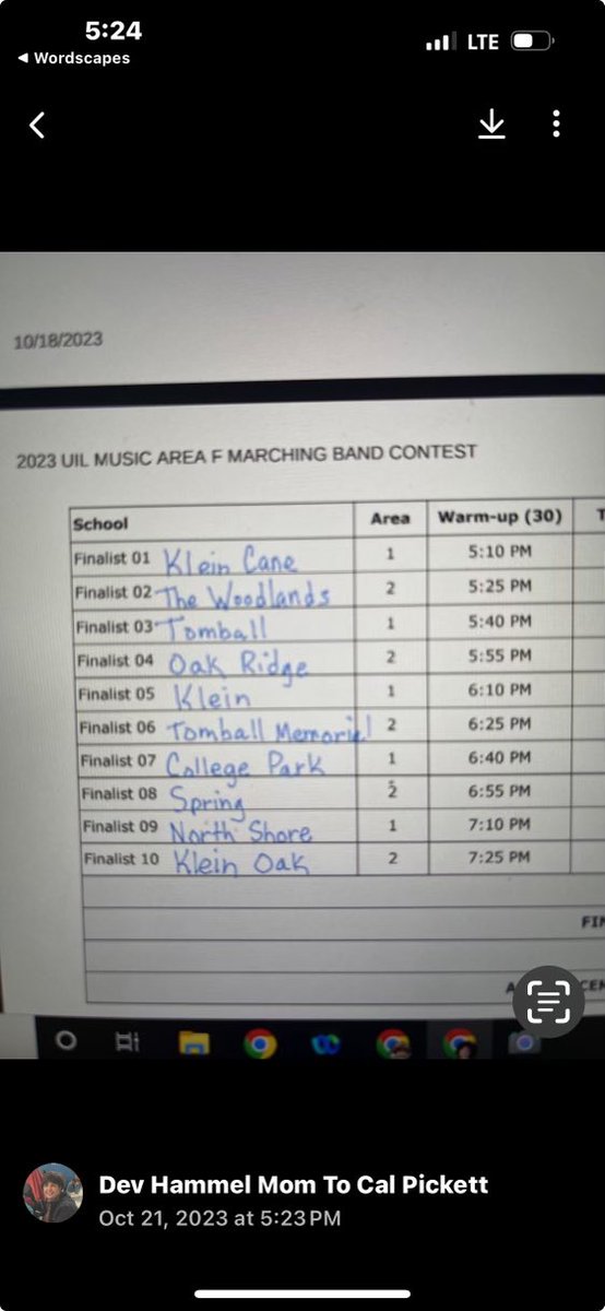 Gail Podaridis (@gailp15) on Twitter photo Spring HS advances to UIL Area Finals!!! Once a band mom always a band mom…. And Directors Mom! Thank you to SISD PVA!💚🦁💚
#WeAreSpring
<a href="/SpringISD_Super/">Dr. Lupita Hinojosa</a>
<a href="/SPRINGHIGHLIONS/">Spring High School</a>
<a href="/springhsband/">SPRING BAND</a> Spring HS advances to UIL Area Finals!!! Once a band mom always a band mom…. And Directors Mom! Thank you to SISD PVA!💚🦁💚
#WeAreSpring
<a href="/SpringISD_Super/">Dr. Lupita Hinojosa</a>
<a href="/SPRINGHIGHLIONS/">Spring High School</a>
<a href="/springhsband/">SPRING BAND</a>
