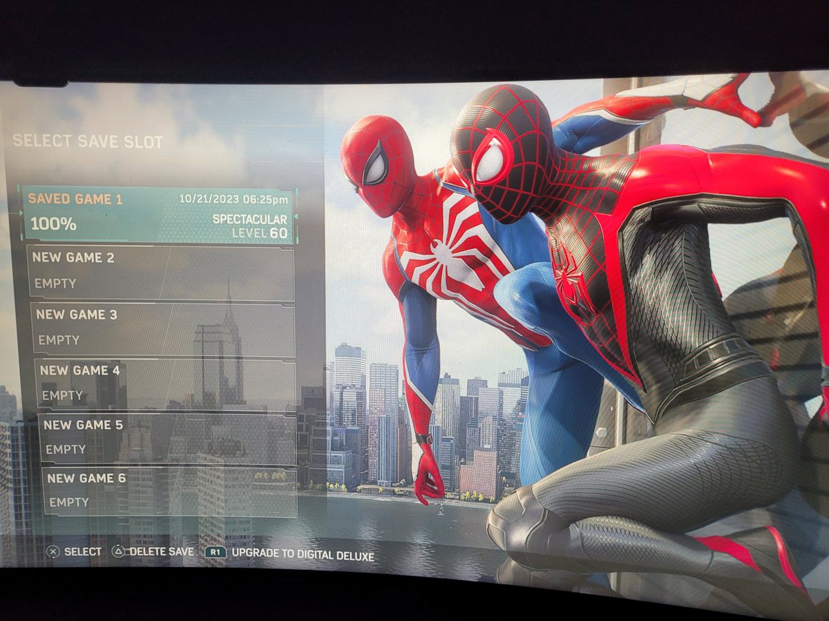 I_am_skiIIz's tweet photo. After 27 hours I managed to platinum #SpiderMan2PS5 and  God is this game ABSOLUTELY AMAZING!

The story and everything really had me hooked and it was never a boring moment at all!

@insomniacgames you guys killed it!

EVERYONE SHOULD PLAY THIS 100% https://t.co/SkcsAHnybY