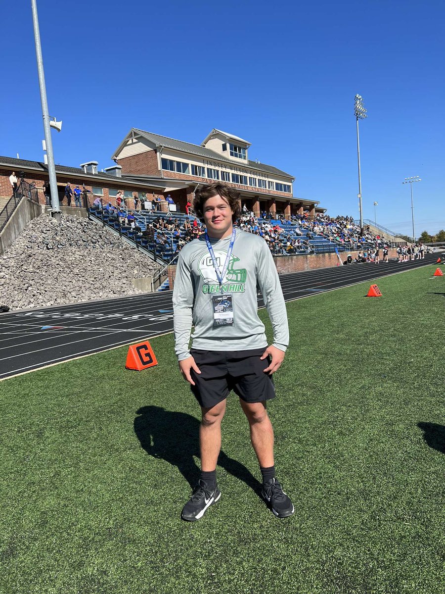 Had a great visit at Lindsey Wilson College. Great win!!! 
<a href="/Jcrouch17/">Coach Crouch</a> <a href="/CoachMattOgle/">Matt Ogle</a> @TysonKing77 <a href="/childress_ahmad/">Coach Ahmad Childress</a> <a href="/RecruitTheHill/">Green Hill Recruiting</a> <a href="/OnTopAthletics/">OnTopAthletics Inc📚🏈⚾️</a>