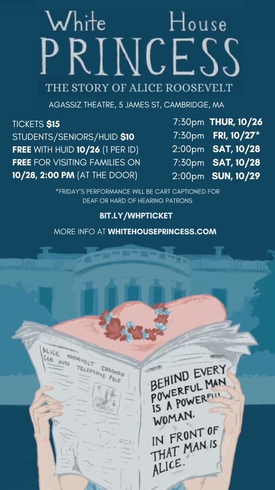 This amazing, original musical will be up in Cambridge NEXT WEEKEND ONLY!!! Do not miss it. I’ve heard some of the songs, so beautiful!!