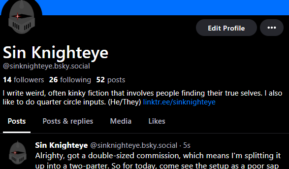 THE LEGENDARY SIN KNIGHTEYE tweet media