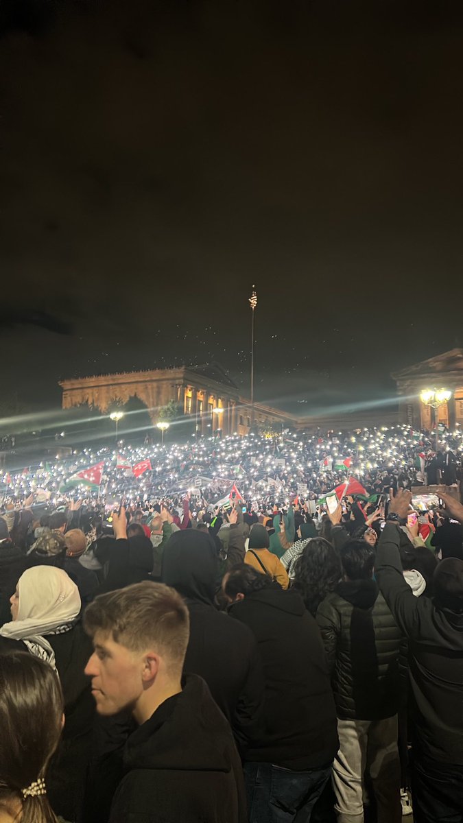 prismxp's tweet photo. Philadelphia for Palestine, no genocide in our name https://t.co/2ZnWoDktUq