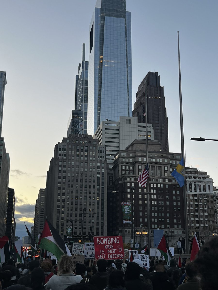 prismxp's tweet photo. Philadelphia for Palestine, no genocide in our name https://t.co/2ZnWoDktUq