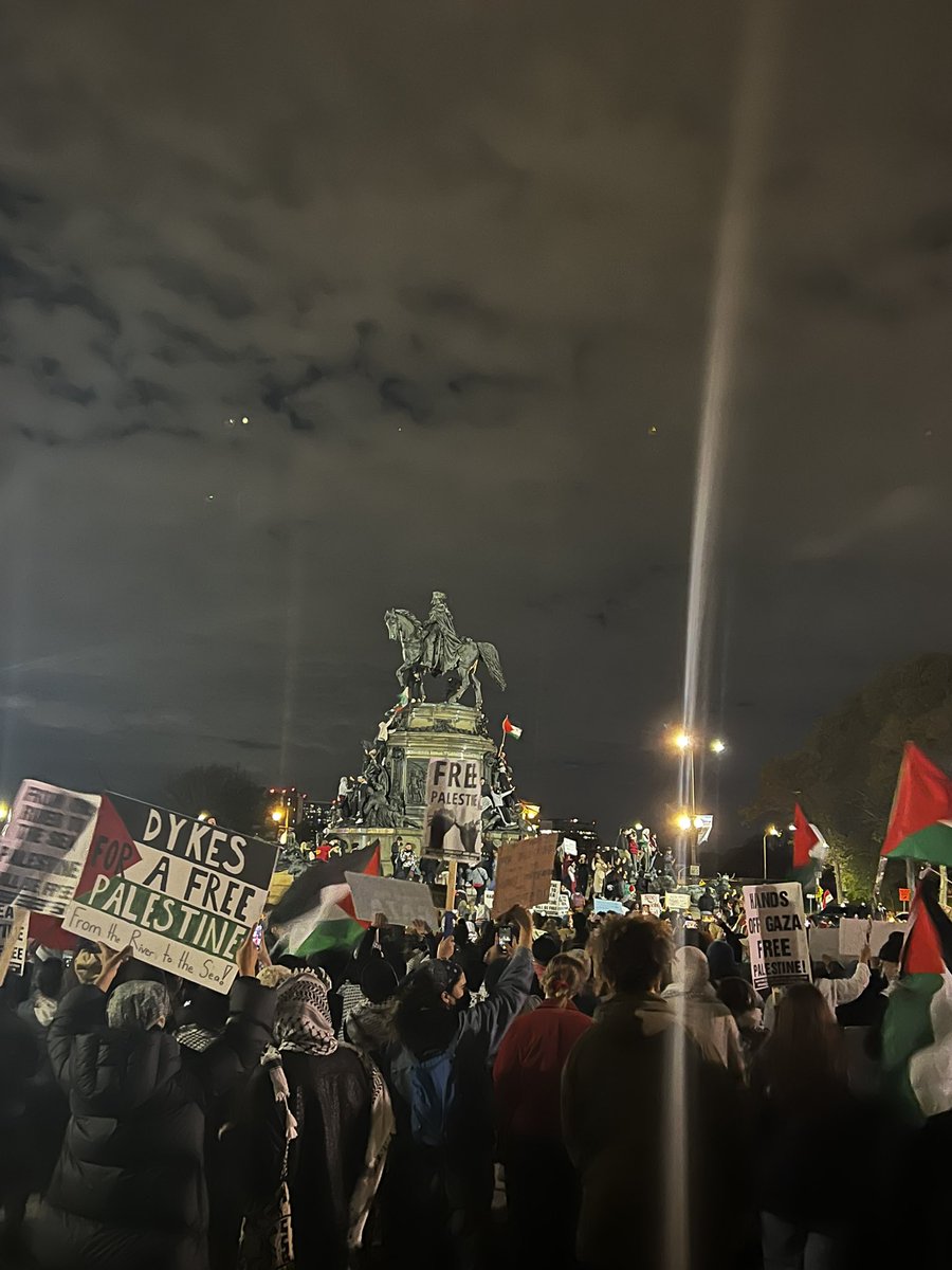 prismxp's tweet photo. Philadelphia for Palestine, no genocide in our name https://t.co/2ZnWoDktUq