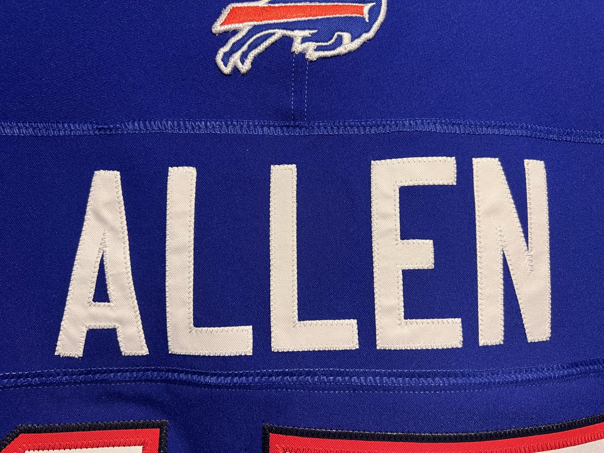 ctrachtman's tweet photo. @nikestore @OfficialNFLShop is there quality control check on these $360 jerseys before shipping them out? Order 3 on the way. Please #usearuler What am I supposed to wear for the Bills game now?
@BuffaloBills @JoshAllenQB @nflcommish @NFL @stefondiggs @barstoolsports https://t.co/zC5l03tIZJ