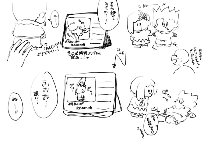 6:47分ごろのよりちゃんたち (千ゲ気味) 