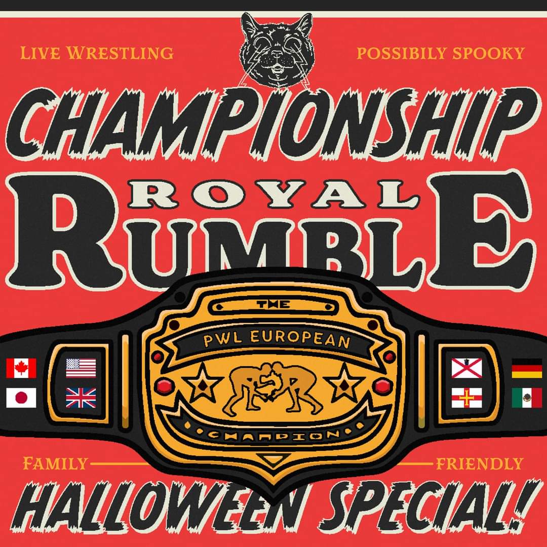 The prestigious PWL European Championship is on the line in a Royal Rumble match! Bosh 👊

Sunday, October 22 @ The Merton Hotel: 
First bell: 5.30 pm | Finishes: about 7 pm
Tickets: eventbrite.co.uk/e/channel-isla…