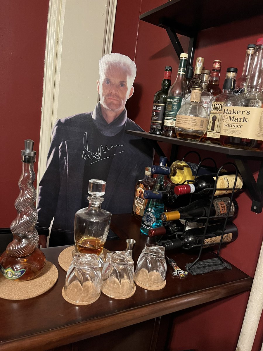 The bartender in my house doesn't care what I drink, but he does keep telling me that time is the fire in which we burn, which is a little disconcerting.