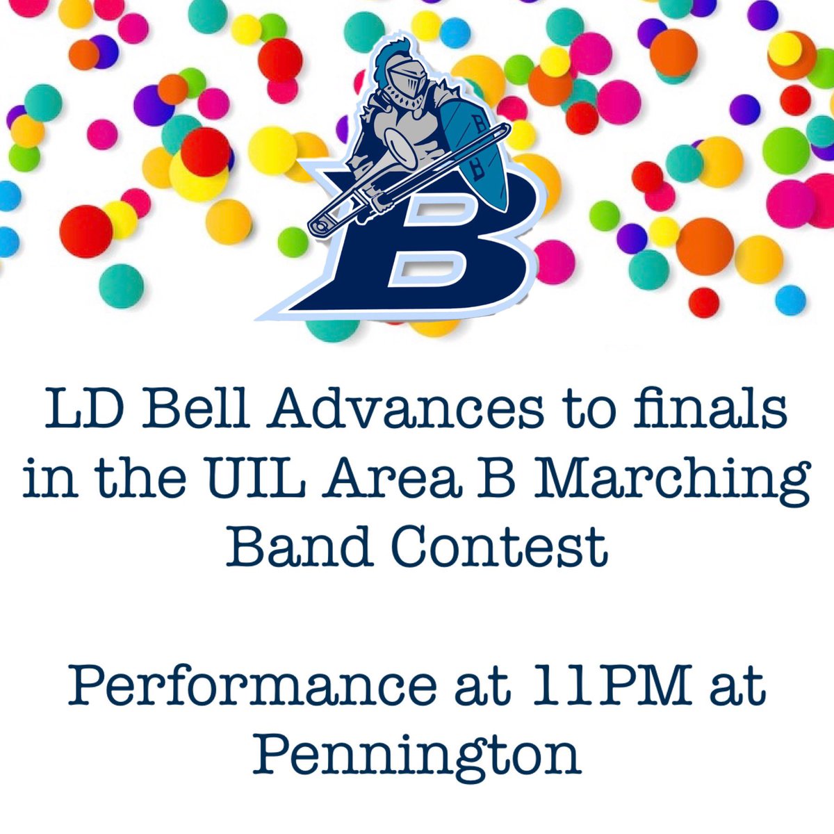 echo_of_nyx's tweet photo. #ldbell #ldbellband #UIL #blueraiderband #proudbandmom #trumpetmom https://t.co/YKmGG9IxMl