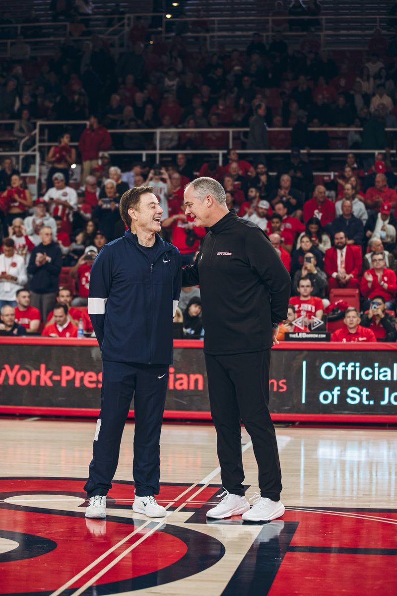 Steve Pikiell (@coachpikiell) on Twitter photo Thank you to <a href="/StJohnsBBall/">St. John's Men’s Basketball</a> and <a href="/TheVFoundation/">The V Foundation for Cancer Research</a> for hosting a great game for an amazing cause. It was great to be back back on the court, competing against such a tough and well-coached team. Best of luck to <a href="/RealPitino/">Rick Pitino</a> and the Johnnies this season! Thank you to <a href="/StJohnsBBall/">St. John's Men’s Basketball</a> and <a href="/TheVFoundation/">The V Foundation for Cancer Research</a> for hosting a great game for an amazing cause. It was great to be back back on the court, competing against such a tough and well-coached team. Best of luck to <a href="/RealPitino/">Rick Pitino</a> and the Johnnies this season!