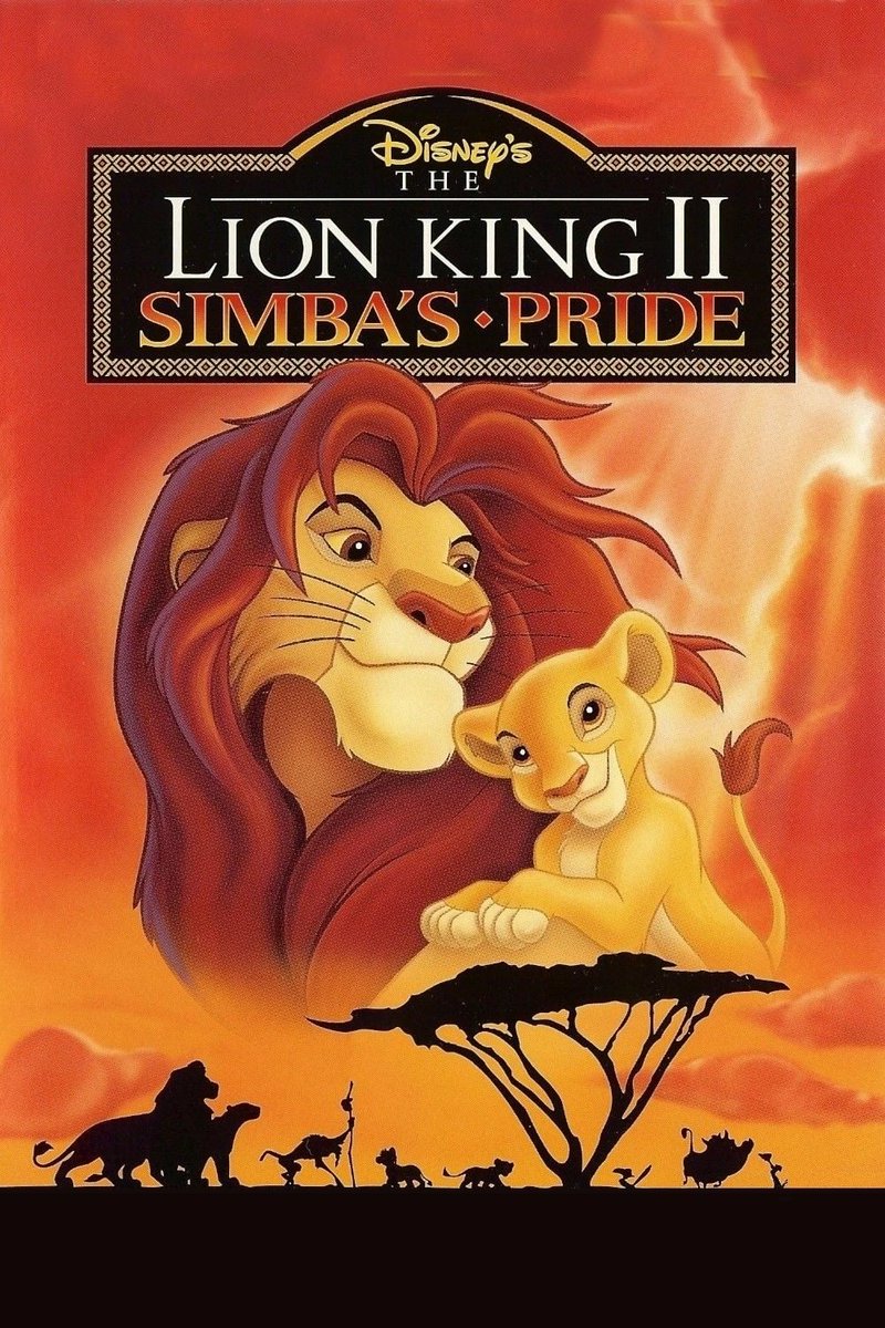 Trijosh1's tweet photo. Now I have never heard about a sequel to one of Disney's GOAT movies. 1 1/2? Yes. Number 2? No. And while this movie has some great moments, I still think the first is the best.

@Disney #Disney #Disney100 #TheLionKing #TheLionKing2 #TheLionKing2SimbasPride #TLK2SP #SimbasPride https://t.co/dFgWkjepsu